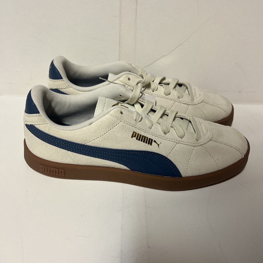 Puma Club II Era Suede 397444-19 Mens Off White Lifestyle Sneakers Shoes Size 8